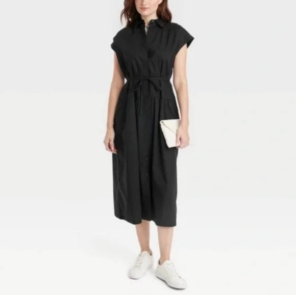 a new day Dresses & Skirts - NWT A New Day Black Midi Dress Size Medium